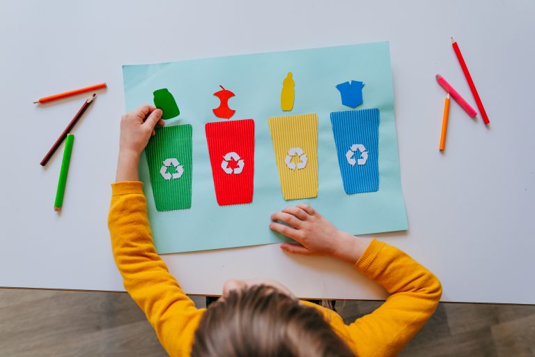 teaching children about recycling